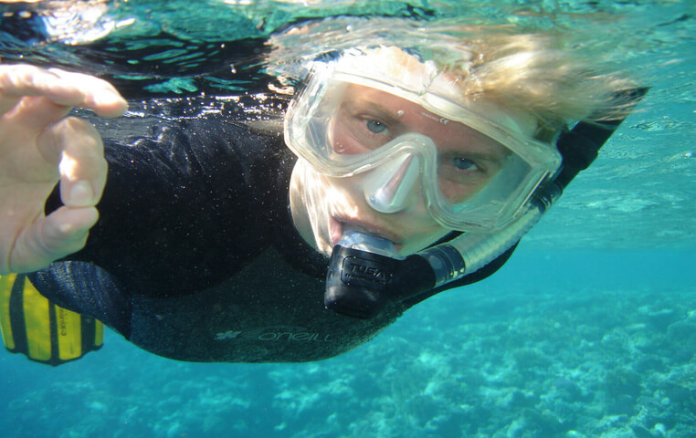 Snorkeling at Pelican Rock